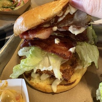 Rev BBQ - Fried green tomato blt - Barbeque Near Me - Rochester, New York Rev BBQ - Fried green tomato blt - Barbeque Near Me - Rochester, New York