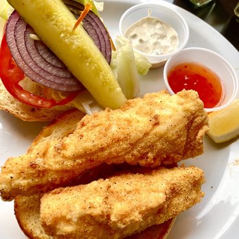 High Tide Restaurant - Fried Grouper Sandwich - Seafood Near Me - Key Largo, Florida High Tide Restaurant - Fried Grouper Sandwich - Seafood Near Me - Key Largo, Florida