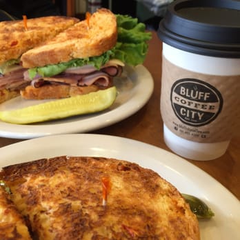 Bluff City Coffee - Club sandwich and a california pesto chicken - Coffee & Tea Near Me - Memphis, Tennessee