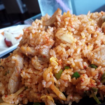 Cafe 101 - Kimchi Fried Rice with Pork. Very good, and good quantity. - Chinese Near Me - Houston, Texas Cafe 101 - Kimchi Fried Rice with Pork. Very good, and good quantity. - Chinese Near Me - Houston, Texas