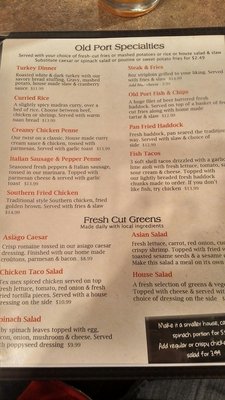 Menu photo 1 Old Port Pub & Grill Halifax, NS