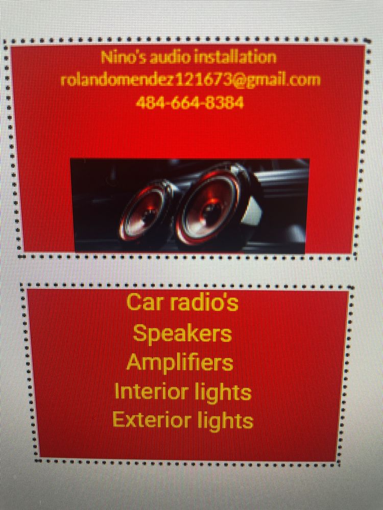 NINO’S AUDIO INSTALLATION Updated May 2024 Allentown, Pennsylvania