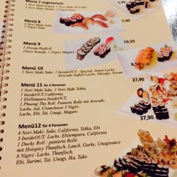 Sushi Menü