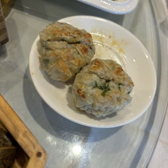 Happy Together - Pork and chive fried dumplings - Dim Sum Near Me - El Monte, California Happy Together - Pork and chive fried dumplings - Dim Sum Near Me - El Monte, California
