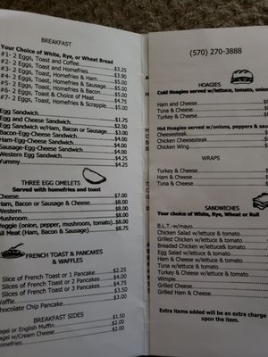 Menu photo 2 Lee Park Grill Wilkes-Barre, PA