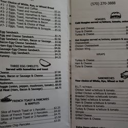 Lee Park Grill - Menu