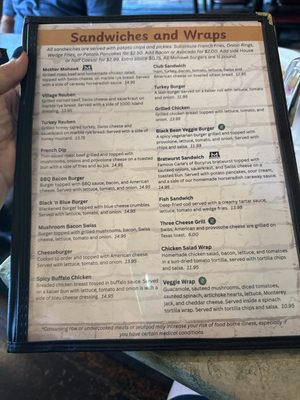 Menu photo 1 The Old Mohawk Columbus, OH
