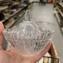 Thrift World - Sugar bowl turned jewelry jar