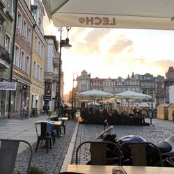 Tequilarnia - From seating outside!!! Beautiful sunset!!