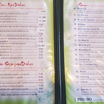 Huong Binh - Menu - Vietnamese Near Me - Seattle, Washington