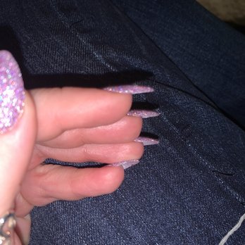 Ying Nails & Spa - Side view of lovely SNS tips done by Kelly! 1/25/2020 Cost: 45 - Nail Salons Near Me - Long Island City, New York