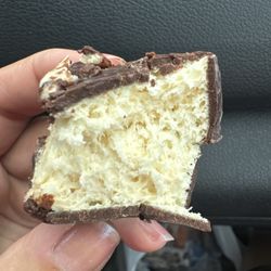The old birds milk candy tasted like play-dough.