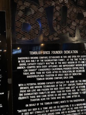 Temblor Brewing Company by null
