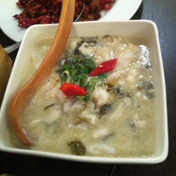 Yipin China Restaurant - Sliced sea bass in a soup of pickled mustard - Chinese Near Me - London, XGL