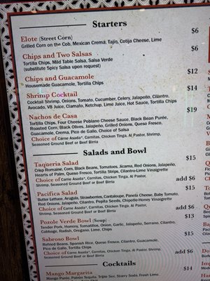 Menu photo 4 Sabroso Reno, NV Menu photo 4 Sabroso Reno, NV