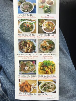 Menu photo 1 Pho Cali Wilmington, DE