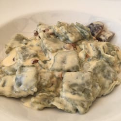 Auberge Saint Martin - Lausagne aux épinards sauce aux cèpes