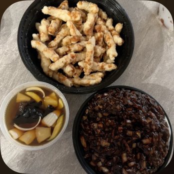 Jin Jin - 매운 탕수육 / Korean Spicy Sweet and Sour Pork 매운 짜장면 / Spicy Black Bean Noodles - Korean Near Me - Las Vegas, Nevada Jin Jin - 매운 탕수육 / Korean Spicy Sweet and Sour Pork 매운 짜장면 / Spicy Black Bean Noodles - Korean Near Me - Las Vegas, Nevada