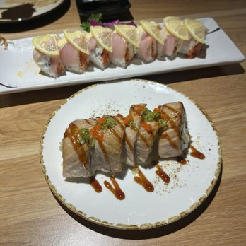 Heemo Sushi - Tustin - Volcano Roll and Morning Side Roll - Sushi Bars Near Me - Tustin, California