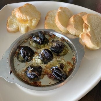 BaBaLoo Lounge - Escargot in a garlic butter sauce...delicious!  Think of a meaty sautéed Portobello mushroom. - Gastropubs Near Me - Lake Havasu City, Arizona