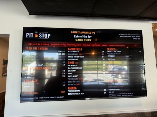 Menu photo 1 The Pit Stop Sterling, VA Menu photo 1 The Pit Stop Sterling, VA