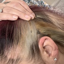 Savvy Shears - The sides of my hair when it was put up