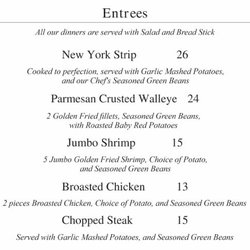 Algoma Eatery & Tavern - So many choices, its a tough and Grizzly decision so go with the steak !