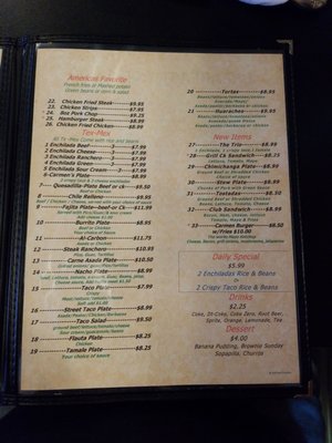 Menu photo 5 CW’s Authentic Tex-Mex Cuisine Joshua, TX Menu photo 5 CW’s Authentic Tex-Mex Cuisine Joshua, TX