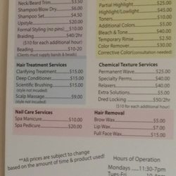 Hours and pricing but alway check to be sure things change.