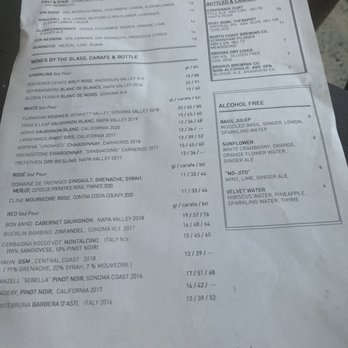 El Dorado Kitchen - drinks - New American Near Me - Sonoma, California