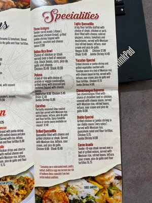 Menu photo 3 Mi Cerrito Crestline, OH Menu photo 3 Mi Cerrito Crestline, OH