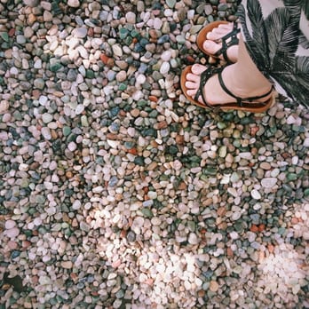 The Crystal Ark - The atrium off the side of the Ark has a lovely floor of tumble stones. Perfect for grounding yourself and letting the kids explore! - Jewelry Near Me - Vancouver, British Columbia