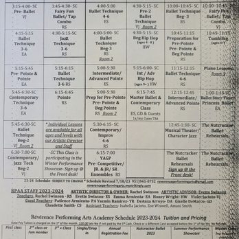 Reverence Performing Arts - Class schedule as of January 2024 - Dance Schools Near Me - Riverside, California Reverence Performing Arts - Class schedule as of January 2024 - Dance Schools Near Me - Riverside, California