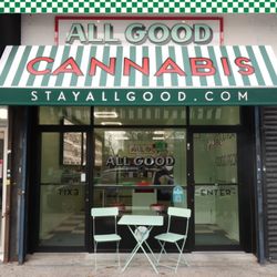 All Good Dispensary - Covered Cafe Seating available 365 days!
