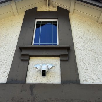 Infinity Electric  - New Ring Camera installed at lower location at garage door - Electricians Near Me - Ventura, California