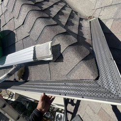 Gali’s Roofing And Gutters - Not all leaf guards are made the same. This is our preferred product and it looks good and won't fly off with strong winds
