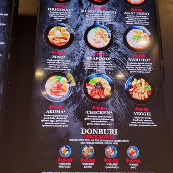 Koshi Eats - Delta shores - Ramen & Donburi Menu - Ramen Near Me - Sacramento, California