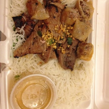 Gia Lam - Bun Thit Nuong-Cha-Gio (grilled sliced pork-spring roll on rice stick) - Vietnamese Near Me - Brooklyn, New York Gia Lam - Bun Thit Nuong-Cha-Gio (grilled sliced pork-spring roll on rice stick) - Vietnamese Near Me - Brooklyn, New York