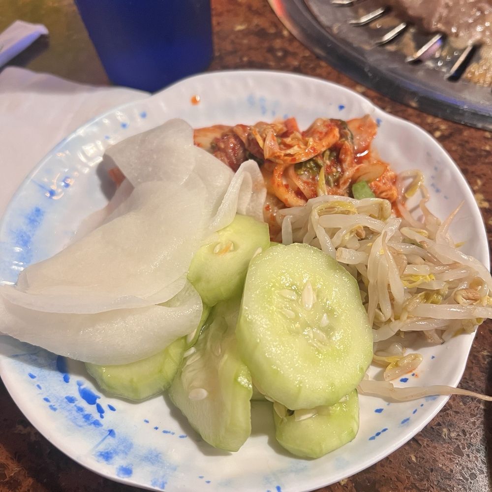 Love Korean BBQ - More sides. Kimchi is super good! - Korean Near Me - Bakersfield, California
