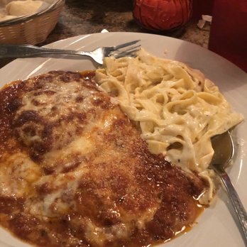 Fratelli's Italian Grille - Sampler- lasagna, fettuccini, and Chicken Parmesan, very good but heavy on the mozzarella on top. - Italian Near Me - Baton Rouge, Louisiana