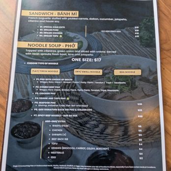 Quan Ong Sau - Bánh mì & Pho menu. - Vietnamese Near Me - Everett, Washington