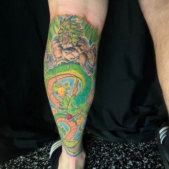 DC Society Ink - Super Saiyan Broly and Shenron! - Tattoo Near Me - Tampa Bay, Florida DC Society Ink - Super Saiyan Broly and Shenron! - Tattoo Near Me - Tampa Bay, Florida