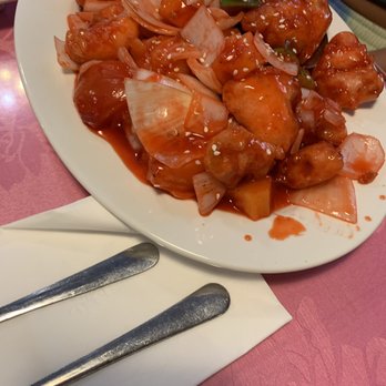 Hong Kong Garden Restaurant - Sweet and sour mock meat - Chinese Near Me - Sonora, California