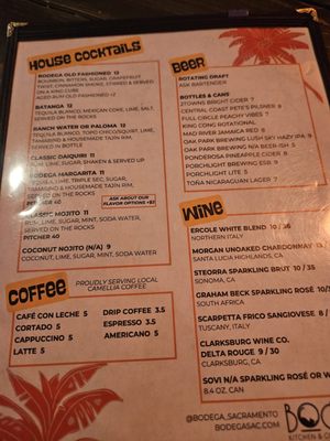Menu photo 2 Bodega Kitchen & Cocktails Sacramento, CA