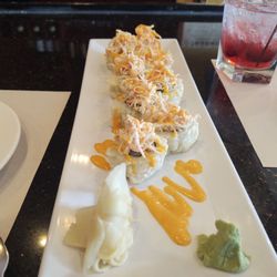 Red Ginger Asian Cuisine - Patriots roll.