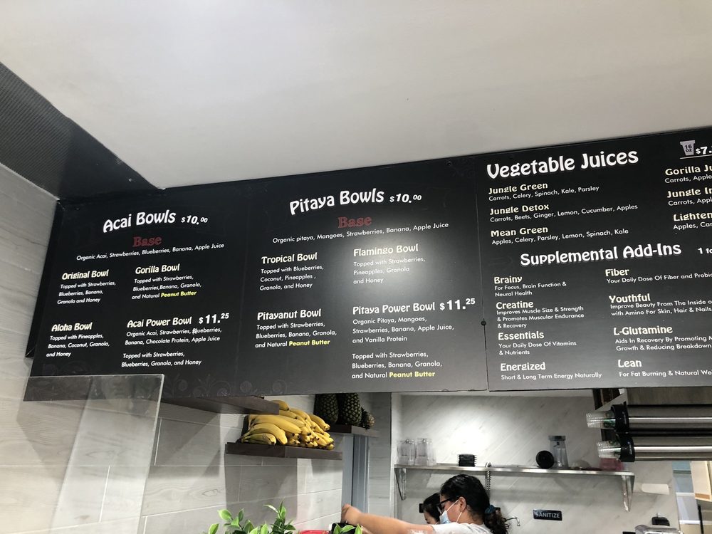 JUNGLE JUICE Updated August 2024 417 Washington St, Hoboken, New