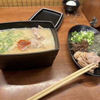 ICHIRAN - Brooklyn - Classic Tonkotsu Ramen with add on package - Ramen Near Me - Brooklyn, New York