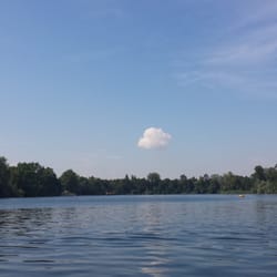 Stollenwörthweiher - View of the swimming lake