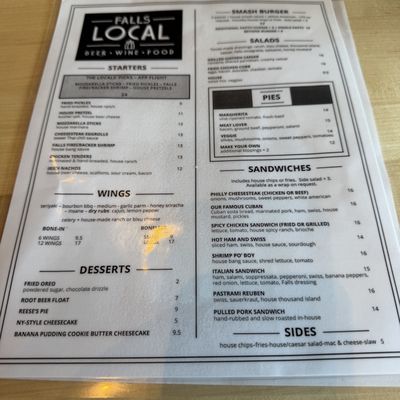 Menu photo 1 Falls Local Wendell, NC Menu photo 1 Falls Local Wendell, NC