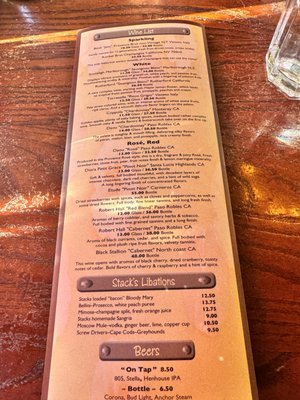 Menu photo 8 Stacks Burlingame, CA